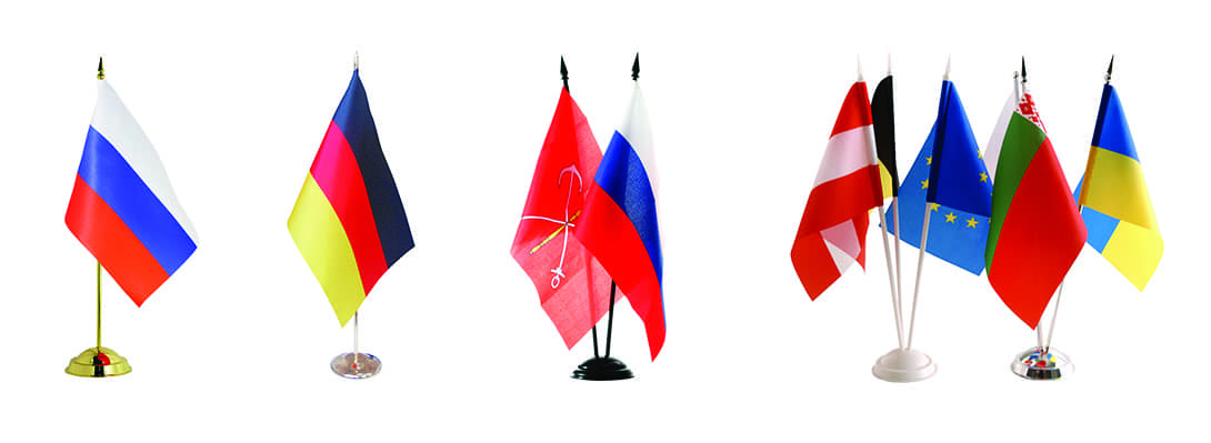настольные флажки стран мира